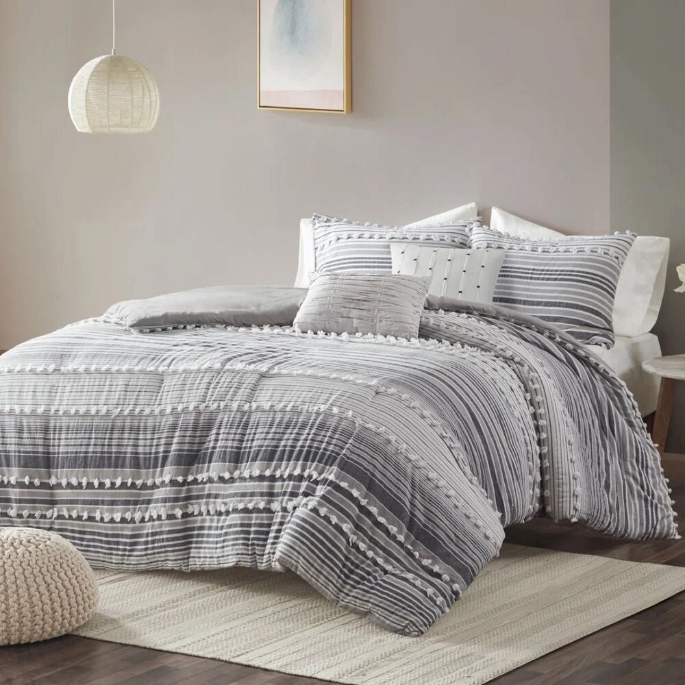 Unbranded Grey and White Soft-furnishings-textiles
